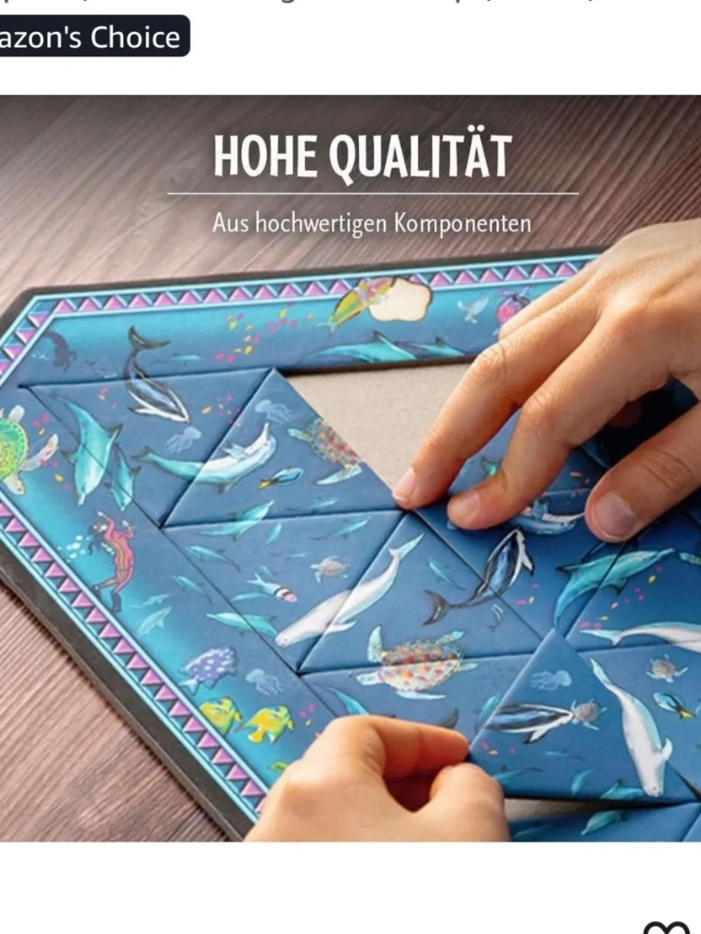 Triazzle Brainteaser Puzzle Dolphins New in Plastic